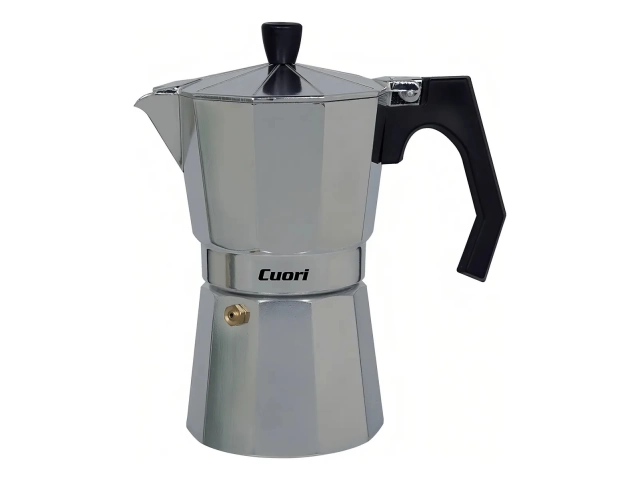 Capacidad para 9 tazas, ideal para reuniones o compartir con amigos. Fabricada en aluminio, ligera y duradera. Tecnolog&iacute;a anal&oacute;gica para un uso sencillo. Prepara un delicioso espresso con un toque aut&eacute;ntico.
