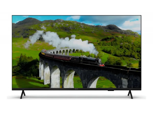 Pantalla LED 4K Ultra HD con resolución de 3840 x 2160. Motor de imágenes Pixel Precise Ultra HD para mejora visual. Compatible con HDR, HDR10 y HLG para colores intensos. Sistema operativo Google TV que permite acceso a múltiples aplicaciones. Conexiones