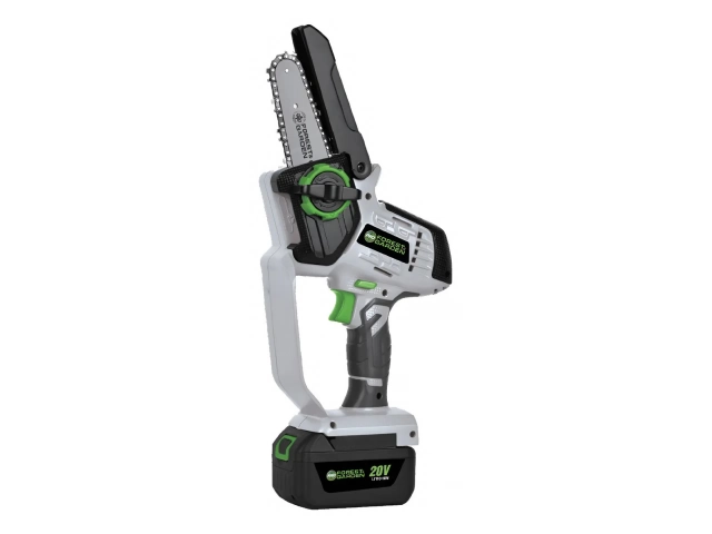 FOREST & GARDEN Electrosierra de Mano a Batería EM905C1 *--------------------------------------------------------------------------------------------* Marca: Forest & Garden Código: C016734 Garantía: 1 Año Velocidad de Vacio 3800 r/min Largo de la hoja 4